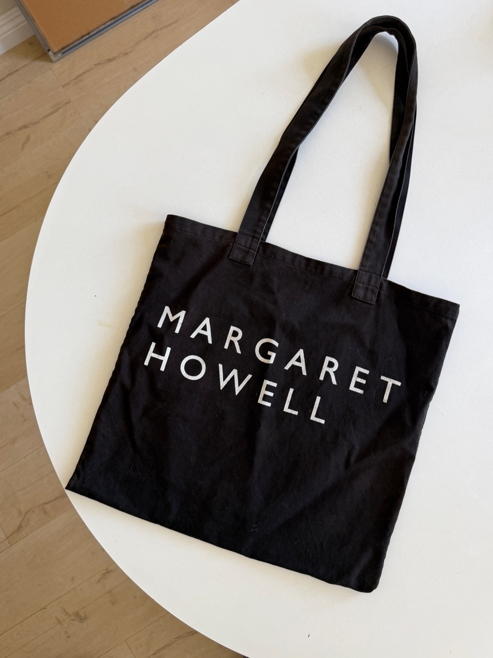MARGARET HOWELL Black Logo Tote